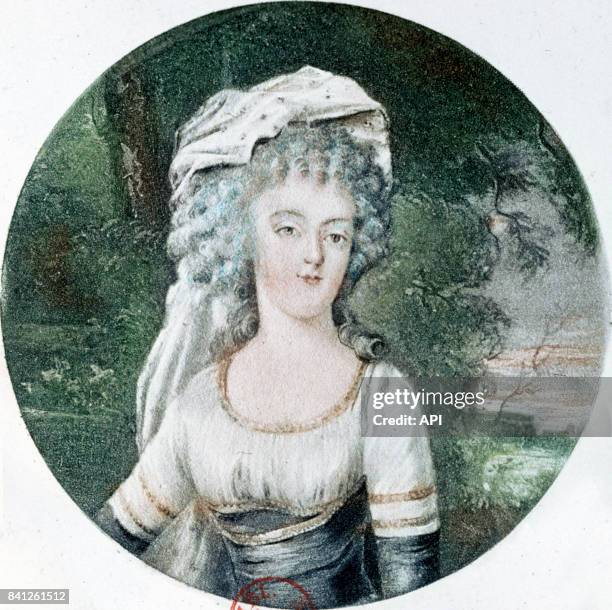 Portrait de la reine Marie-Antoinette en 1784.