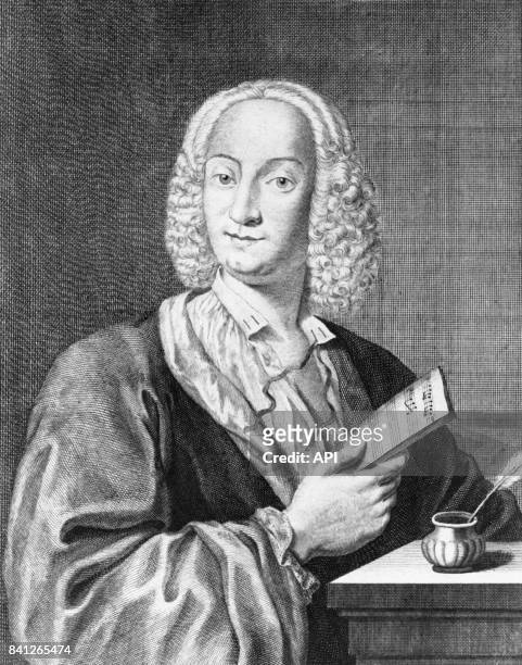 Portrait du compositeur Antonio Vivaldi.