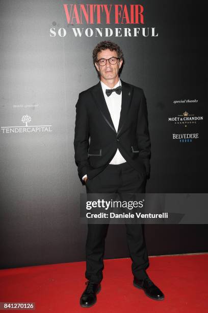 Francesco Patierno attends Vanity Fair 'So Wonderful' Party during the 74th Venice Film Festival at Cipriani Hotel on August 31, 2017 in Venice,...