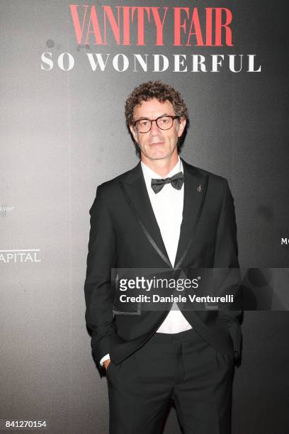 Francesco Patierno attends Vanity Fair 'So Wonderful' Party during the 74th Venice Film Festival at Cipriani Hotel on August 31, 2017 in Venice,...