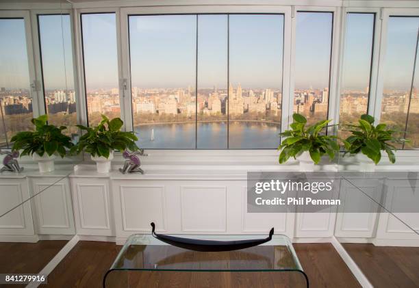 News anchor Geraldo Rivera's home is photographed for Closer Weekly Magazine on April 15, 2016 in New York City. The view from the home. PUBLISHED...