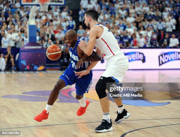 Jamar Wilson of Finland during the FIBA Eurobasket 2017 Group A match between France and Finland on August 31, 2017 in Helsinki, Finland.