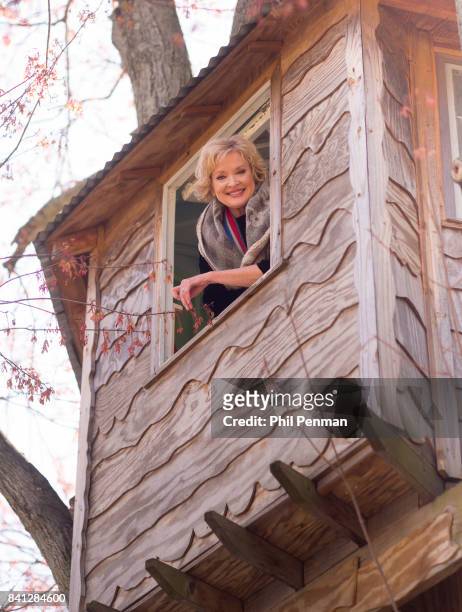 Actress Christine Ebersole is photographed for Closer Weekly Magazine on April 14, 2016 at home in New Jersey. Ebersole's husband Bill Moloney built...
