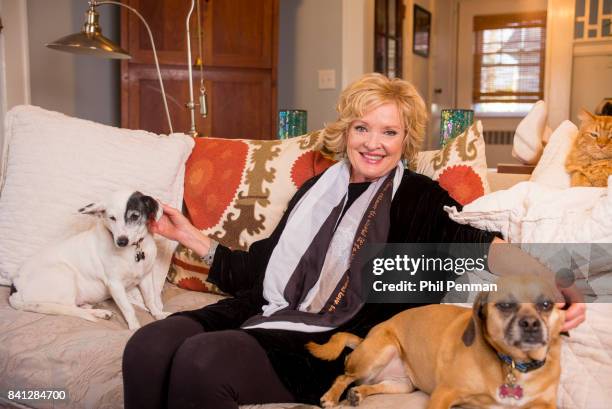 Actress Christine Ebersole is photographed for Closer Weekly Magazine on April 14, 2016 at home in New Jersey.