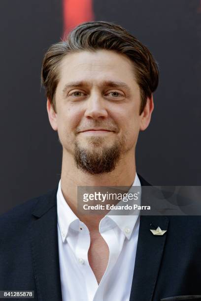 Director Andy Muschietti attends the 'IT' premiere at Spanish Cinema Academy on August 31, 2017 in Madrid, Spain.
