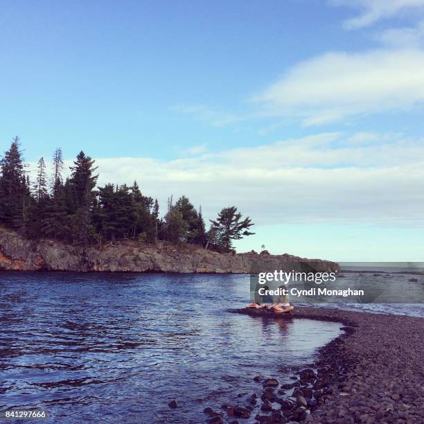 lake superior beach - lake superior stock pictures, royalty-free photos & images