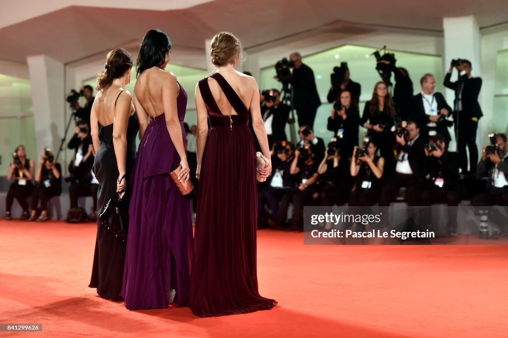 Christine Choueiri, Rita Hayek and Diamand Bou Abboud walk the red