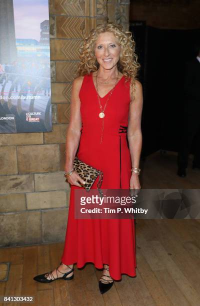Kelly Hoppen poses for a photo during the London Autumn Season launch at the Natural History Museum on August 31, 2017 in London, England.