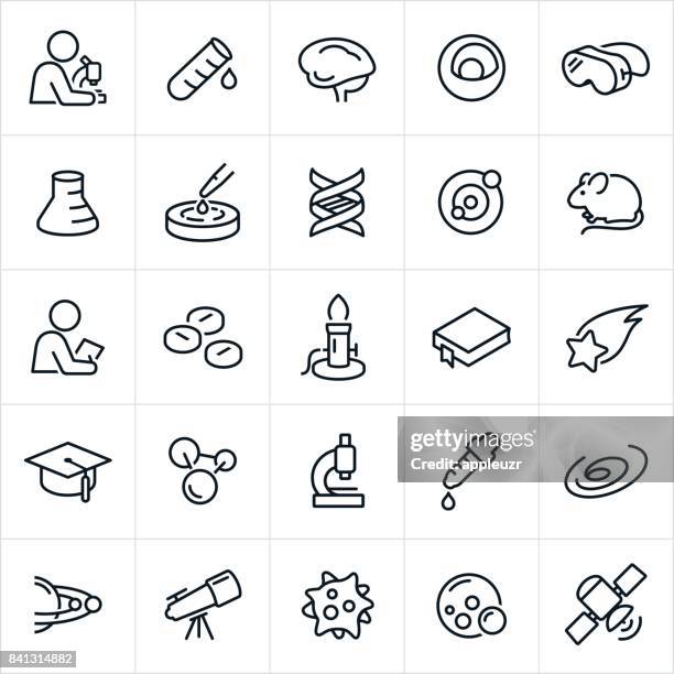 science icons - animal testing stock illustrations