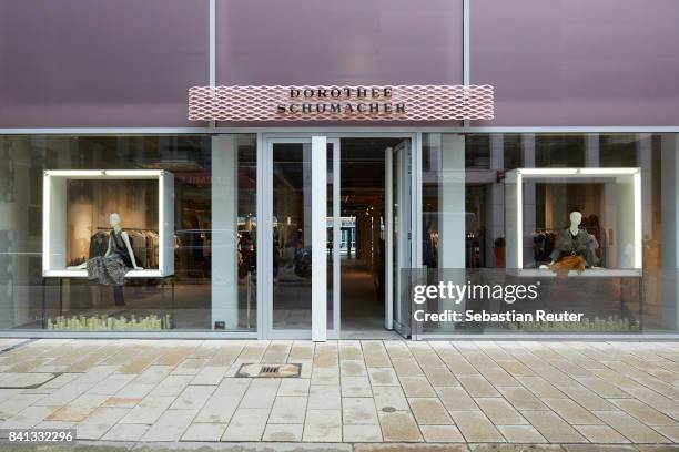 General view of atmosphere at the Dorothee Schumacher Pop Up Store opening on August 31, 2017 in Hamburg, Germany.