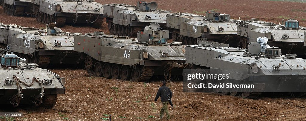 Israeli Troops Mobilize As Third Day Of Gaza Assault Widens