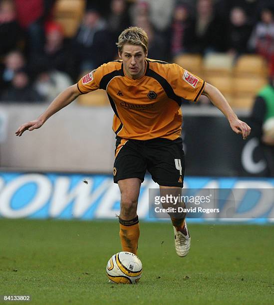 David Edwards of Wolves pictured during the Coca-Cola Championship match between Wolverhampton Wanderers and Sheffield United at Molineux Stadium on...