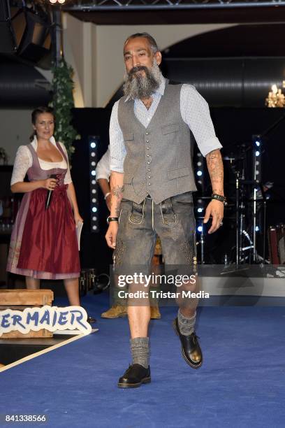 Senay Gueler during the Angermaier Trachten-Nacht at Hofbraeuhaus on August 31, 2017 in Berlin, Germany.