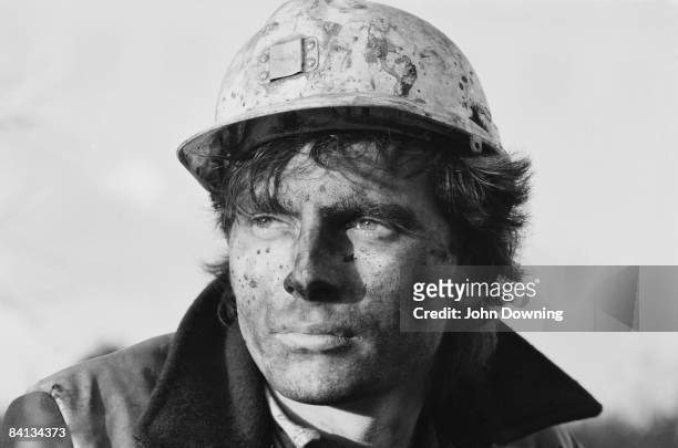 Miner at Betteshanger colliery in Kent, January 1986. Betteshanger was the last colliery in Kent, closing down in 1989.