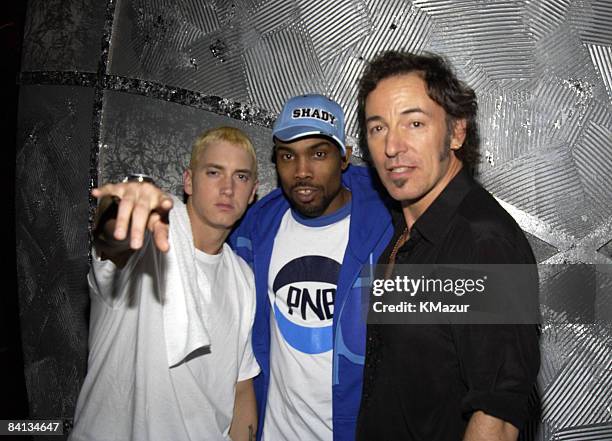 Eminem, guest and Bruce Springsteen