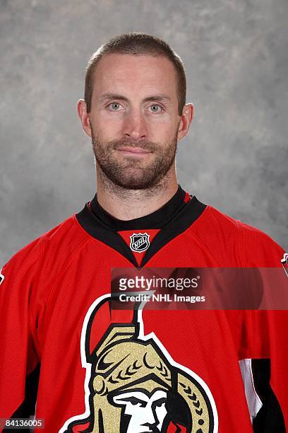 Jason Smith of the Ottawa Senators poses for his official headshot for the 2008-2009 NHL season.