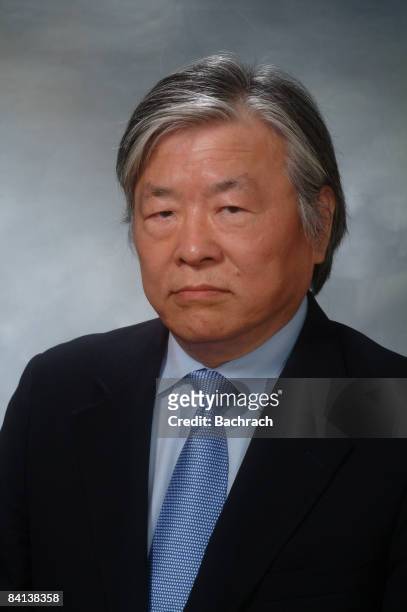 Portrait of Susumu Tonegawa taken in 2007, Boston, Massachussetts. He won the 1987 Nobel Laureate in Medicine and Physiology.