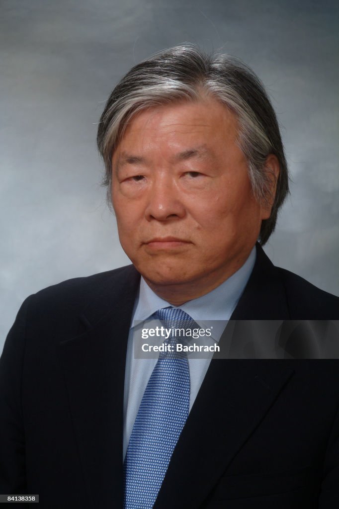 Portrait Of Nobel Winner Tonegawa