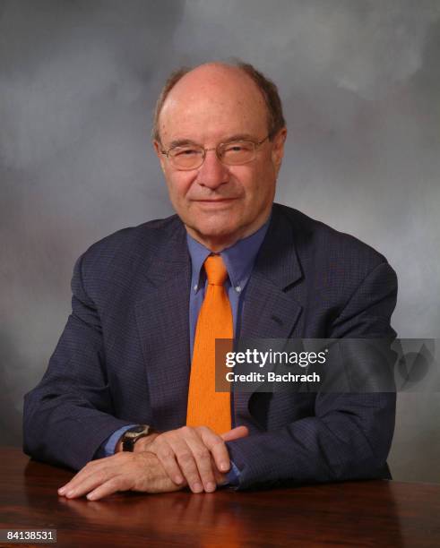 Walter Gilbert , the American scientist and molecular biologist who won the 1980 Nobel prize in chemistry, 2006. Boston, Massachussetts.