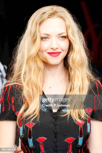 Amanda Seyfried attends the 'First Reformed' photocall during the 74th Venice Film Festival on August 31, 2017 in Venice, Italy. PHOTOGRAPH BY P....
