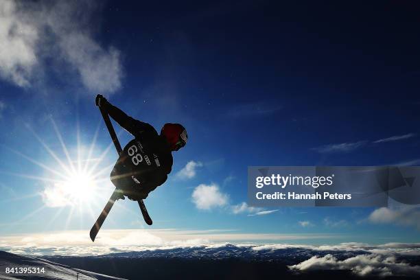 Pavel Chupa of Russia competes during the Winter Games NZ FIS Men's Freestyle Skiing World Cup Halfpipe Finals at Cardrona Alpine Resort on September...
