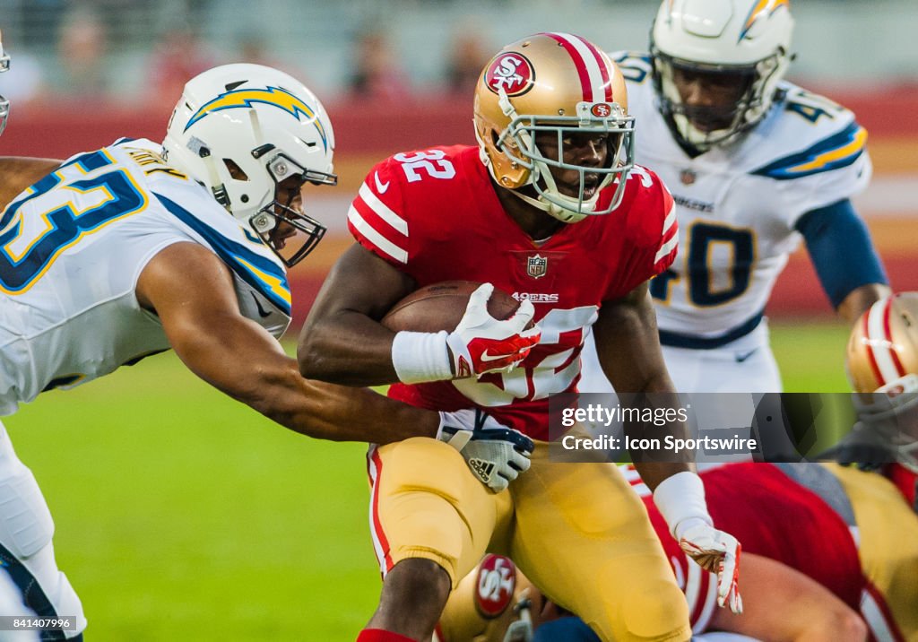 NFL: AUG 31 Preseason - Chargers at 49ers