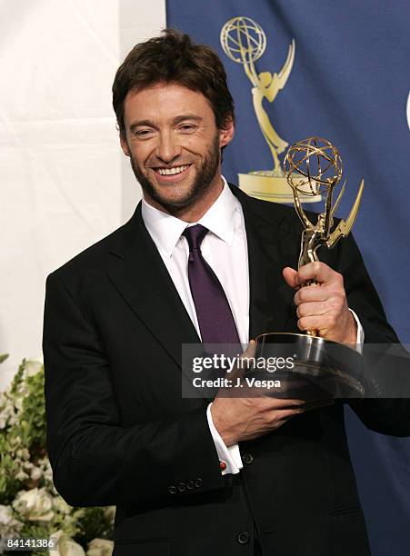 Hugh Jackman, winner Outstanding Individual Performance in a Variety or Music Program for "The 58th Annual Tony Awards"