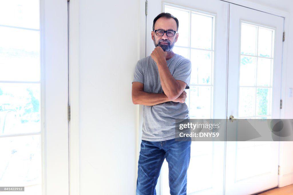 Portrait Of Latino Casually Dressed