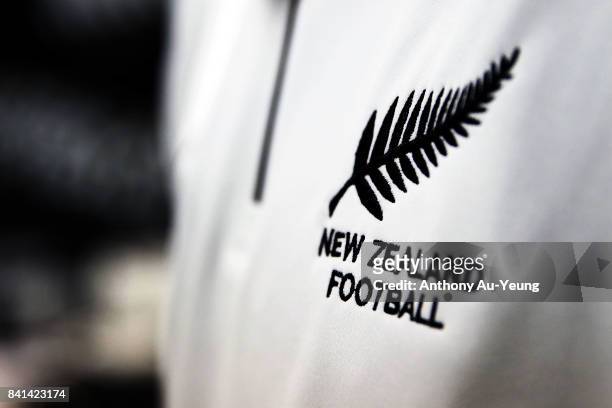 Fans showing support with the team kits prior to the 2018 FIFA World Cup Qualifier match between the New Zealand All Whites and Solomon Island at...