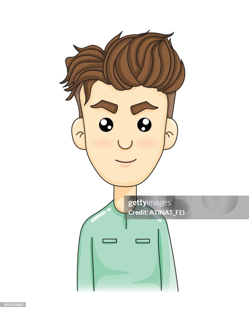 Hombre Joven De Rostro Estilo De Pelo Coreano Diseño De Dibujos Animados De Vector Ilustración de stock - Getty Images Hombre Joven De Rostro Estilo De Pelo Coreano Diseño De Dibujos Animados De Vector Ilustración de stock - Getty Images