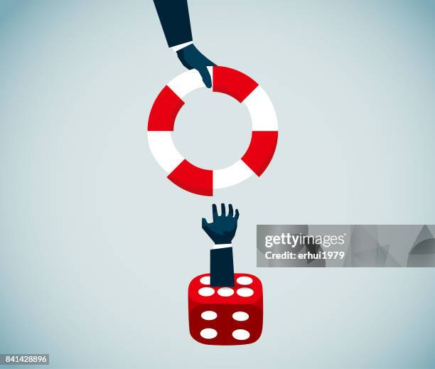 gambling - stroke victim stock illustrations