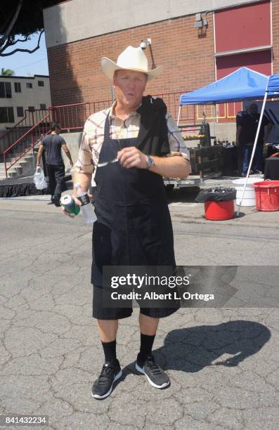 Actor Jake Busey participates in the 23rd Annual Police And Firefighter Appreciation Day held at LAPD Hollywood Division on August 31, 2017 in...