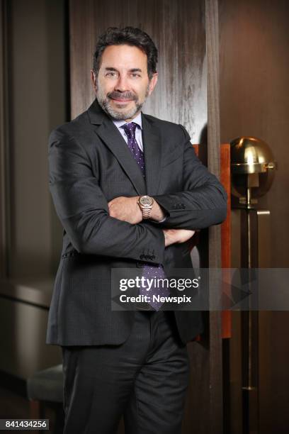 Plastic Surgeon Dr Paul Nassif poses during a photo shoot at the Shangri-La Hotel in Sydney, New South Wales.