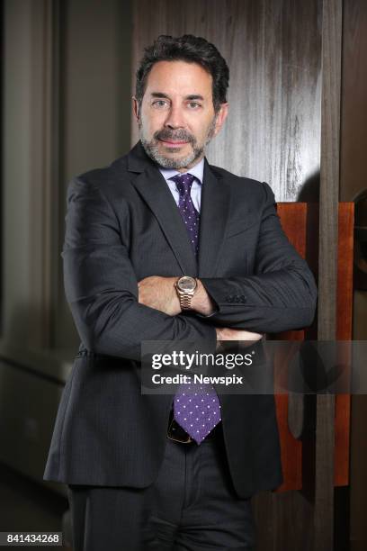 Plastic Surgeon Dr Paul Nassif poses during a photo shoot at the Shangri-La Hotel in Sydney, New South Wales.