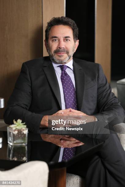 Plastic Surgeon Dr Paul Nassif poses during a photo shoot at the Shangri-La Hotel in Sydney, New South Wales.