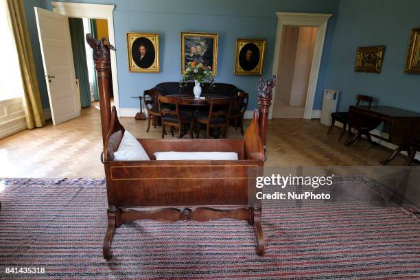 Jenisch Haus museum in Hamburg. The House Jenisch was built in 1831. It was the home of Martin Johann Jenisch, Today, it is a museum displays pieces...