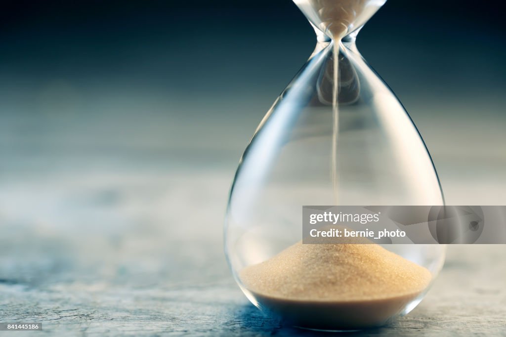 Sanduhr fließen