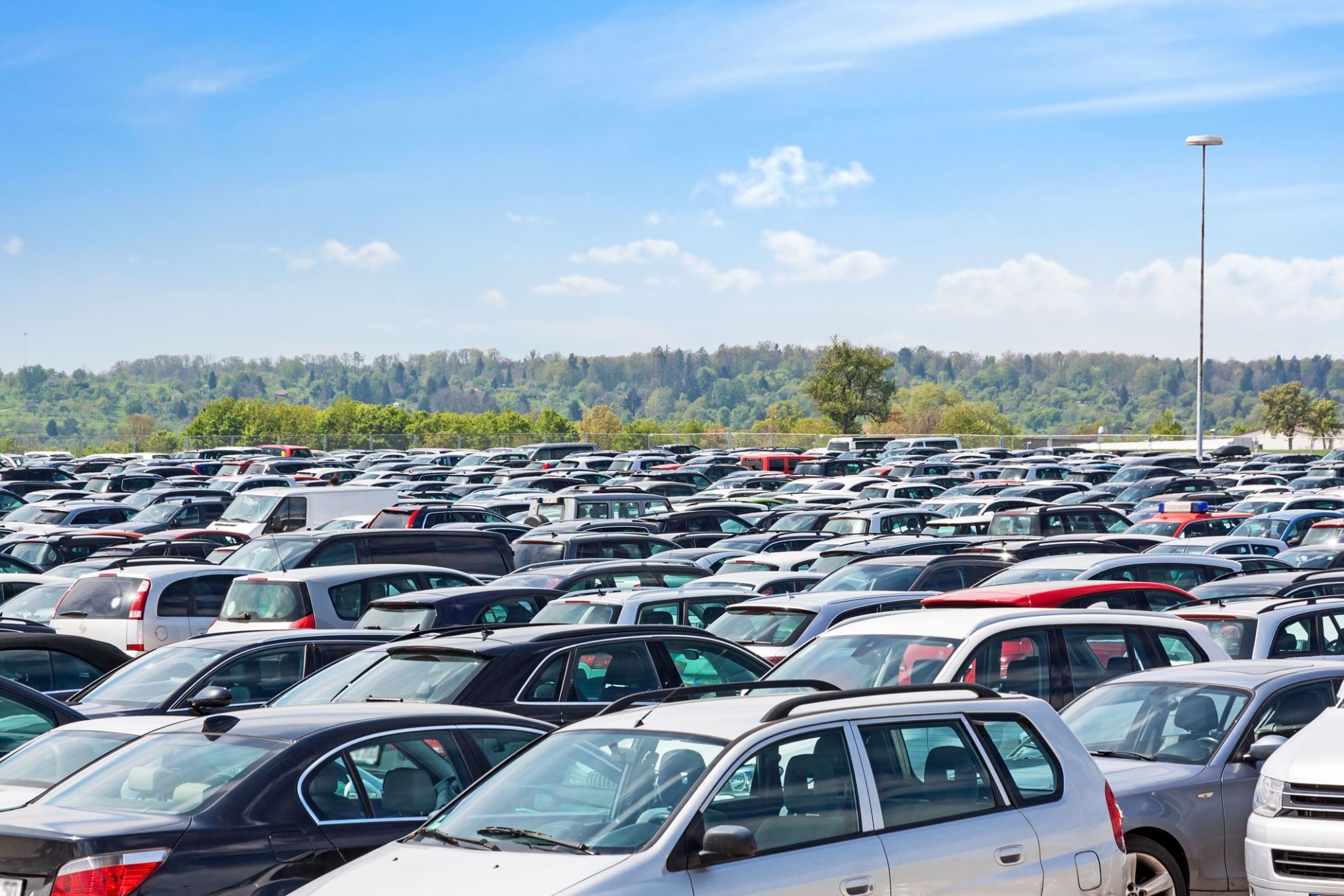 airport parking cars