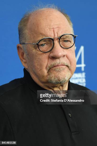 Paul Schrader attends the 'First Reformed' photocall during the 74th Venice Film Festival on August 31, 2017 in Venice, Italy.