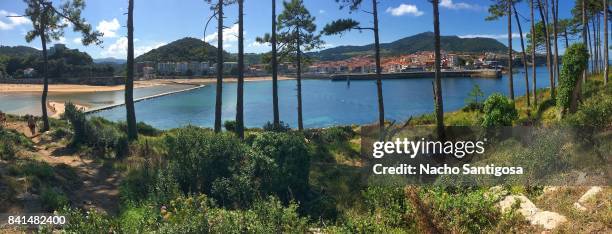 lekeitio from san nicolas island - san nicolas island stock pictures, royalty-free photos & images