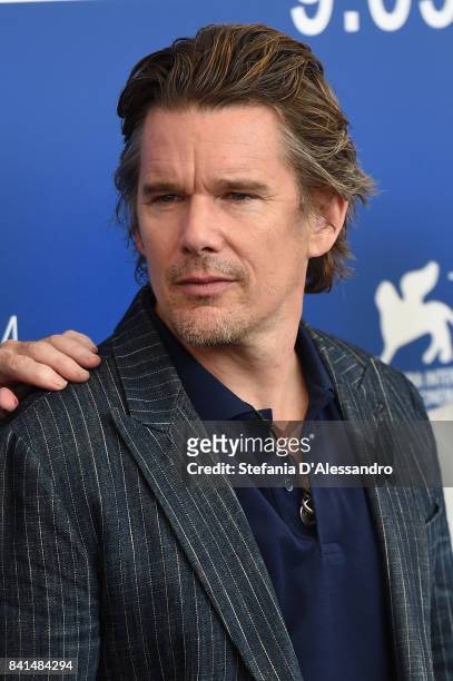 Ethan Hawke attends the 'First Reformed' photocall during the 74th Venice Film Festival on August 31, 2017 in Venice, Italy.