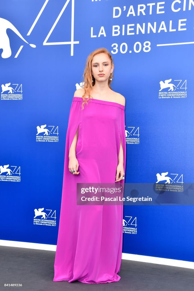Mora Arenillas attends the 'Invisible' photocall during the 74th