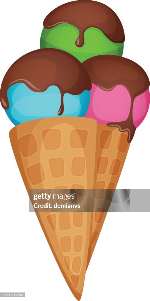 Conos De Barquillo De Helado Ilustración De Vector De Diseño De Dibujos Animados Ilustración de stock - Getty Images Conos De Barquillo De Helado Ilustración De Vector De Diseño De Dibujos Animados Ilustración de stock - Getty Images