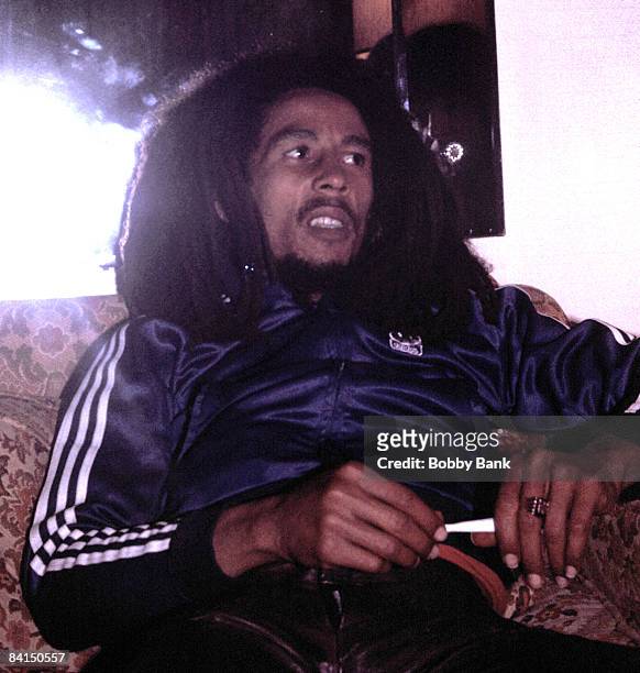 Bob Marley at the Plaza Hotel in New York City, 1976