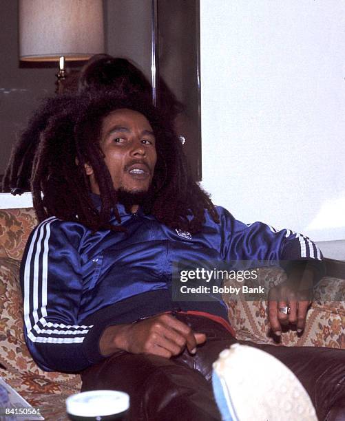 Bob Marley at the Plaza Hotel in New York City, 1976