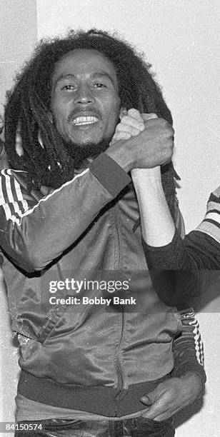 Bob Marley in hotel suite March 16 1978