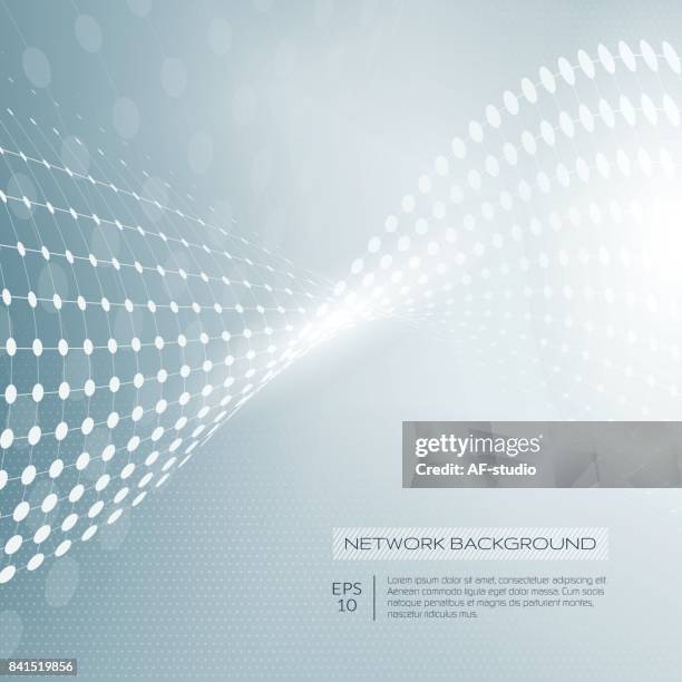 abstract network background - greyscale stock illustrations