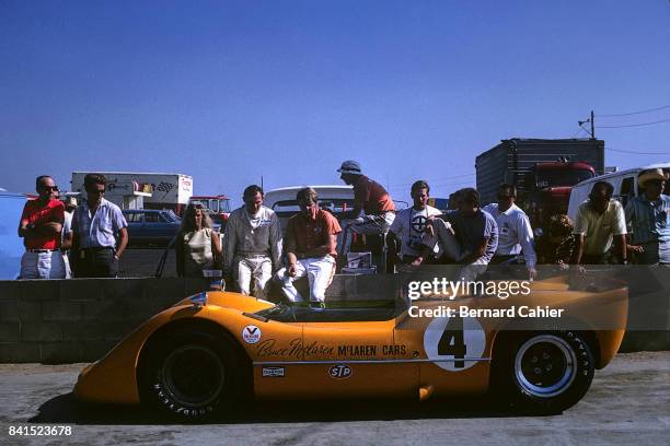 Bruce McLaren, Los Angeles Times Grand Prix- Can-Am, Riverside, 29 October 1967.