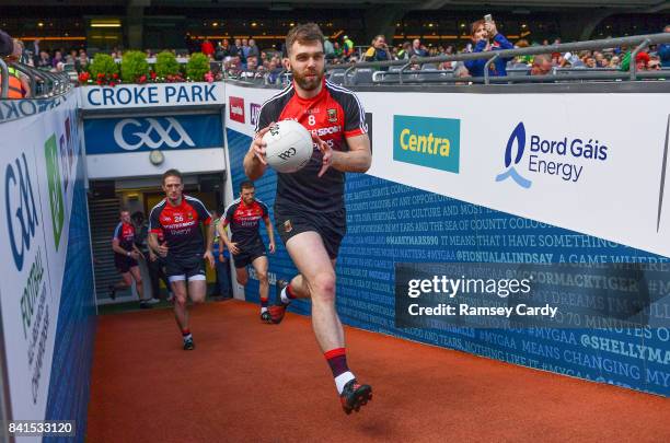 Dublin , Ireland - 26 August 2017; Seamus O'Shea of Mayo during the GAA Football All-Ireland Senior Championship Semi-Final Replay match between...