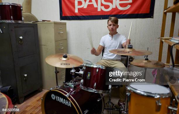 Percussionist studies at the Special Music School Lysenko of Kiev as the first of september traditionally marks the start of the school year, on...